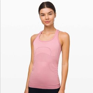 Lululemon Swiftly Tech Racerback Tank Top Pink Taupe Size 4